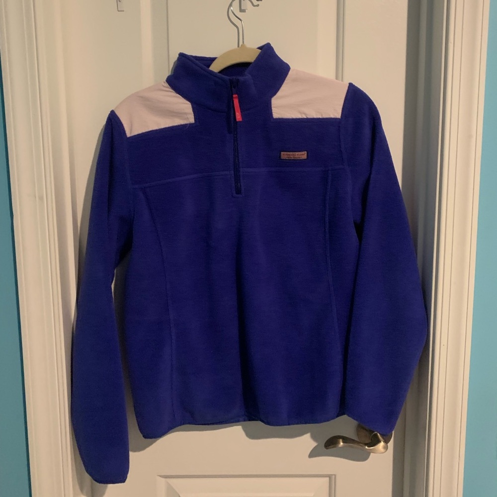 Vineyard Vines Quarterzip- Royal Blue